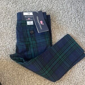 Vineyard Vines Plaid Breaker Pants 3t nwt Christmas plaid